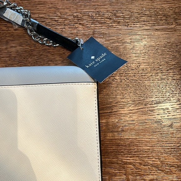 NWT Kate Spade Bag!  Beige and grey bag with tags. - Picture 7 of 7